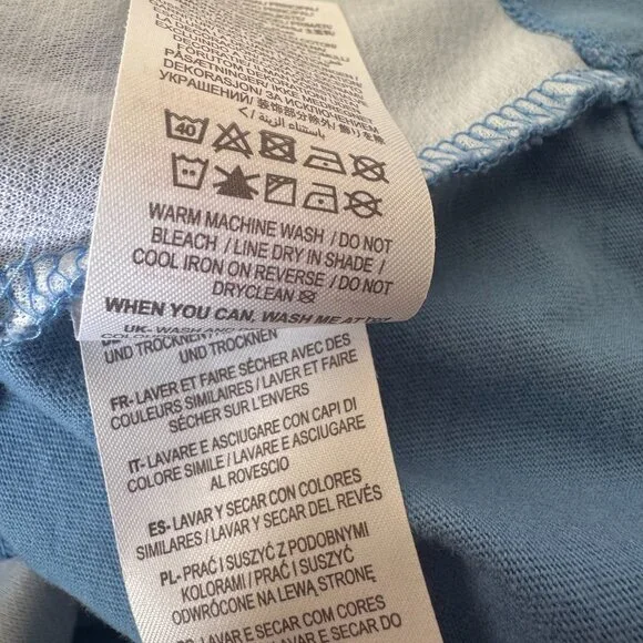 Mini Boden Big Appliqué Jersey Dress in Blue Size 5-6 - Picture 8 of 9